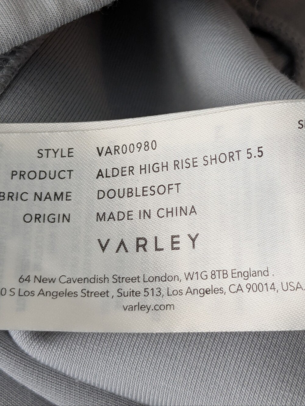 Varley • Alder High Rise DoubleSoft Shorts 5.5" - Picture 9 of 9